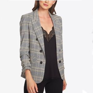 1. STATE Plaid blazer